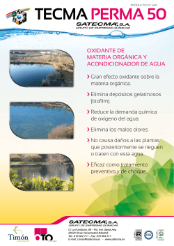 Tecma Perma 50 - Bienvenidos a nuestro Blog