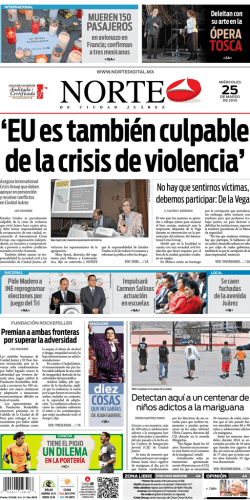 &Oacute;PERA - Nortedigital | Noticias de Ciudad Ju&aacute;rez