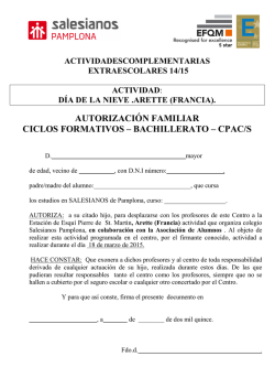 autorizacion nieve ciclos - bach - cpacs 2015