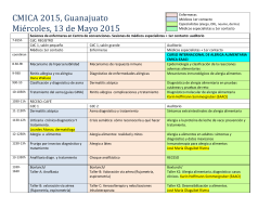 CMICA 2015, Guanajuato Mié rcolés, 13 dé Mayo 2015