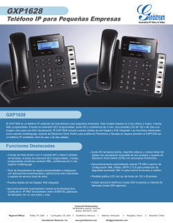 GXP1628 - Grandstream Networks, Inc