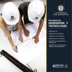 INGENIER&Iacute;A Y TECNOLOG&Iacute;A - Universidad San Sebasti&aacute;n