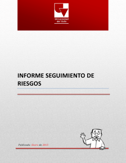 INFORME SEGUIMIENTO DE RIESGOS