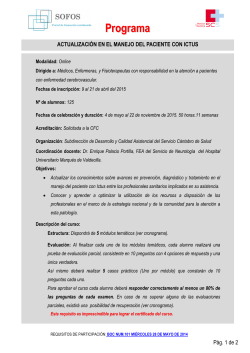 ictus52015 - Sofos - Servicio C&aacute;ntabro de Salud