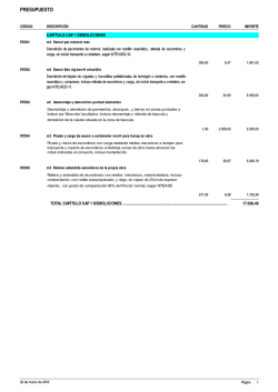 PRESUPUESTO
