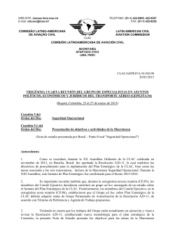 CLAC/GE/34–NE/08 - Comisión Latinoamericana de Aviación Civil