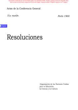Resoluciones - Direção Regional de Cultura do Norte