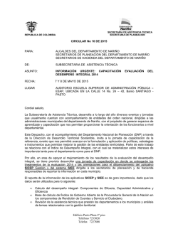 Documento capacitaci&oacute;n evaluaci&oacute;n del desempe&ntilde;o integral 2014
