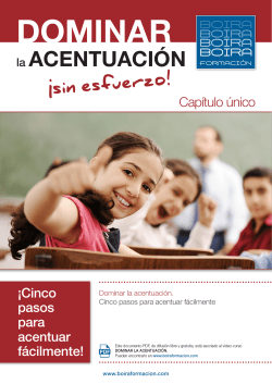la ACENTUACIÓN - BOIRA :: Formacion