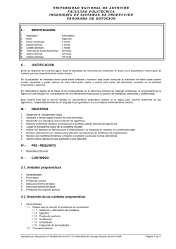 Inform&aacute;tica I - Facultad Polit&eacute;cnica