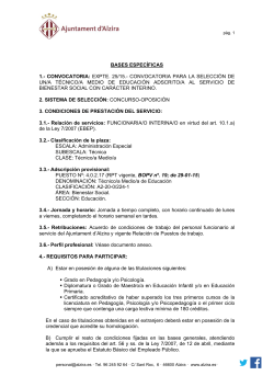 Bases Específicas - Ajuntament d`Alzira
