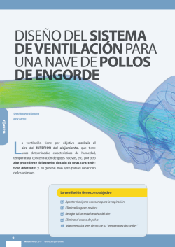 Diseño Del sistema de ventilaciónpara una nave De