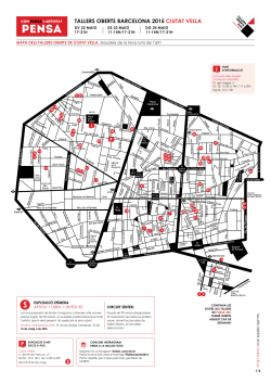 Descarrega el mapa - Tallers Oberts Barcelona