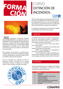 GWO BST Fire Awareness Extinci&oacute;n de Incendios