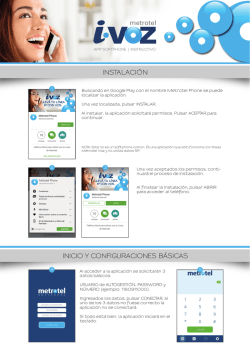 instructivo iVoz_app - Autogesti&oacute;n Metrotel