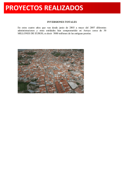 PROYECTOS REALIZADOS