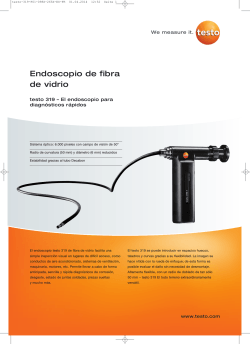 Endoscopio de fibra de vidrio