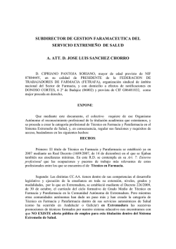 JOSE LUIS SANCHEZ CHORRO - FETRAFA Federacion de