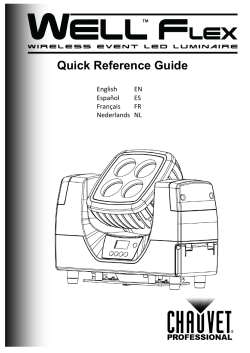 Well Flex Quick Reference Guide Rev. 5 Multi