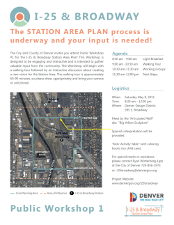 I-25 & BROADWAY - City and County of Denver