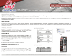Ficha Tecnica 04 Bond Epoxico Acero Pl&aacute;stico