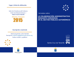 Jornadas sobre la colaboraci&oacute;n administrativa