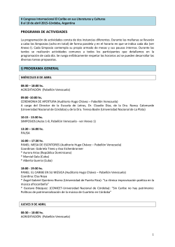 Descargar Programa - Blogs FFyH - Universidad Nacional de Córdoba