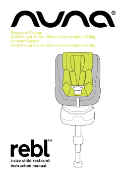 instruction manual i-size child restraint