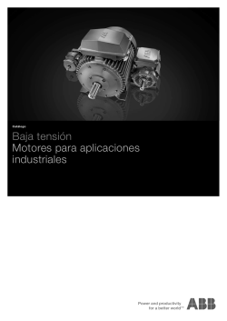 Catálogo Motores Eléctricos AC ABB Tipo M3AA