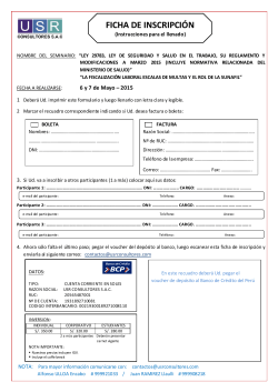 FICHA DE INSCRIPCI&Oacute;N