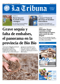 Grave sequ&iacute;a y falta de embalses, el panorama en la