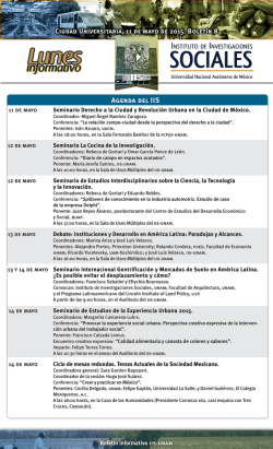 Descargue el boletín "Lunes Informativo"