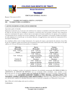 COLEGIO SAN BENITO DE TIBATÍ
