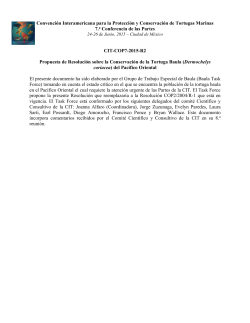 Resolución Tortuga Baula del Pacífico Oriental CIT-COP7-2015-R.2