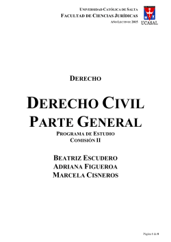 DERECHO CIVIL PARTE GENERAL