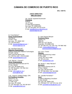 Lista completa Junta Directiva 2014-2015