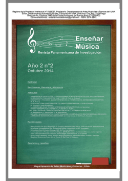 Ense&ntilde;ar M&uacute;sica A&ntilde;o 2 n&deg;2