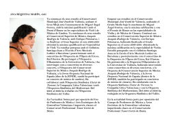 ANA REQUENA MAR&Iacute;N, viol&iacute; Profesional Tenor Cortis de