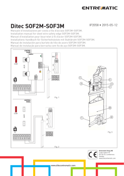 Ditec SOF2M-SOF3M - Alla directory superiore