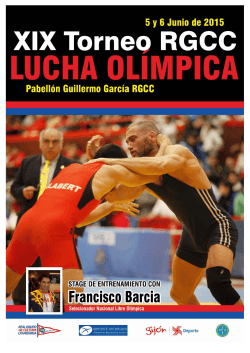 programa - Federación española de luchas olímpicas