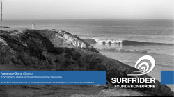 SURFRIDER Foundation Europe - The Support Team for the Atlantic