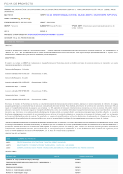 FICHA DE PROYECTO