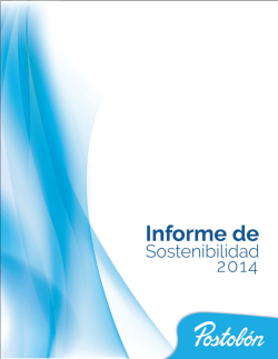 Informe de Sostenibilidad 2014