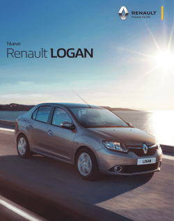 catalogo logan 2015 - SINCROMOTORS, Concesionario Renault
