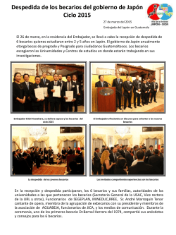 Diapositiva 1 - Embajada del Japón en Guatemala