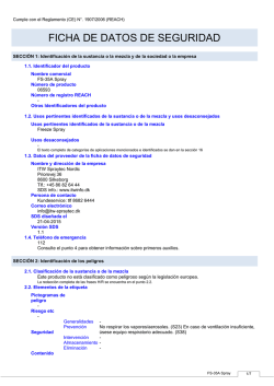 FICHA DE DATOS DE SEGURIDAD