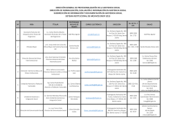 DIRECCI&Oacute;N GENERAL DE PROFESIONALIZACI&Oacute;N