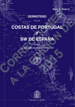 Nº2-II: 2004 - Suplemento 2008 Costas de Portugal y SW de España