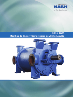 NASH 2BE5 Bombas de Vacío y Compresores de