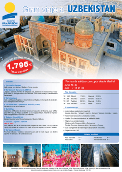 Gran viaje a UZBEKISTAN